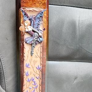 Fairy Incense Burner with Purple Accents